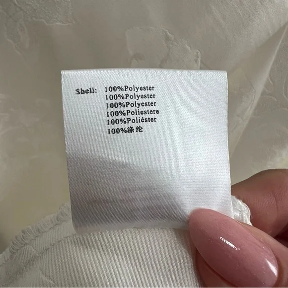 NEW NWT V. Chapman Cora Midi Dress In White Baroque Floral - Picture 11 of 11